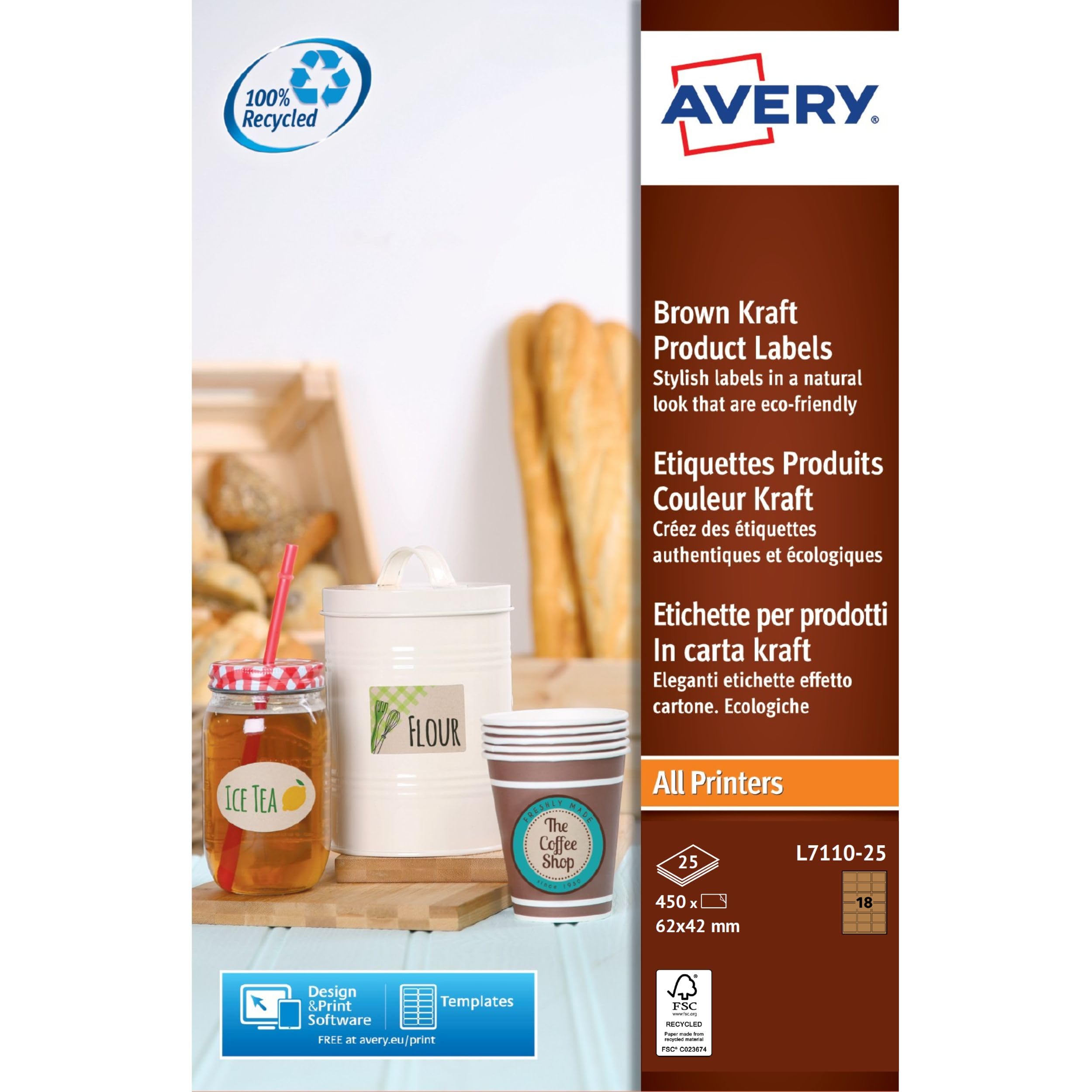 avery-zweckform-l7110-25-kraftpapier-etiketten-62x42-mm-450-st-ck-naturbraun image 2