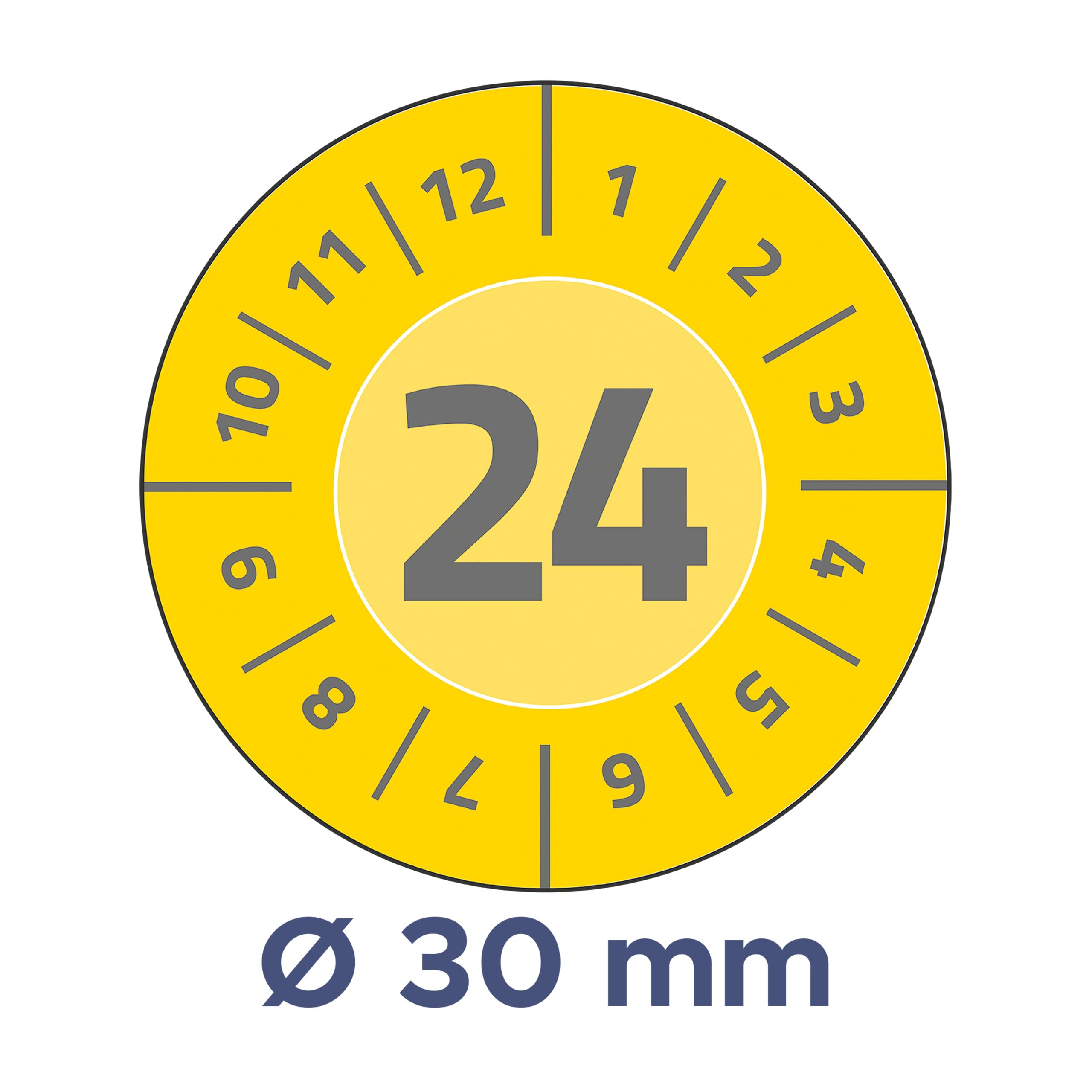 avery-zweckform-6944-2024-pr-fplaketten-2024-30-mm-gelb-80-vinyl-aufkleber image 3