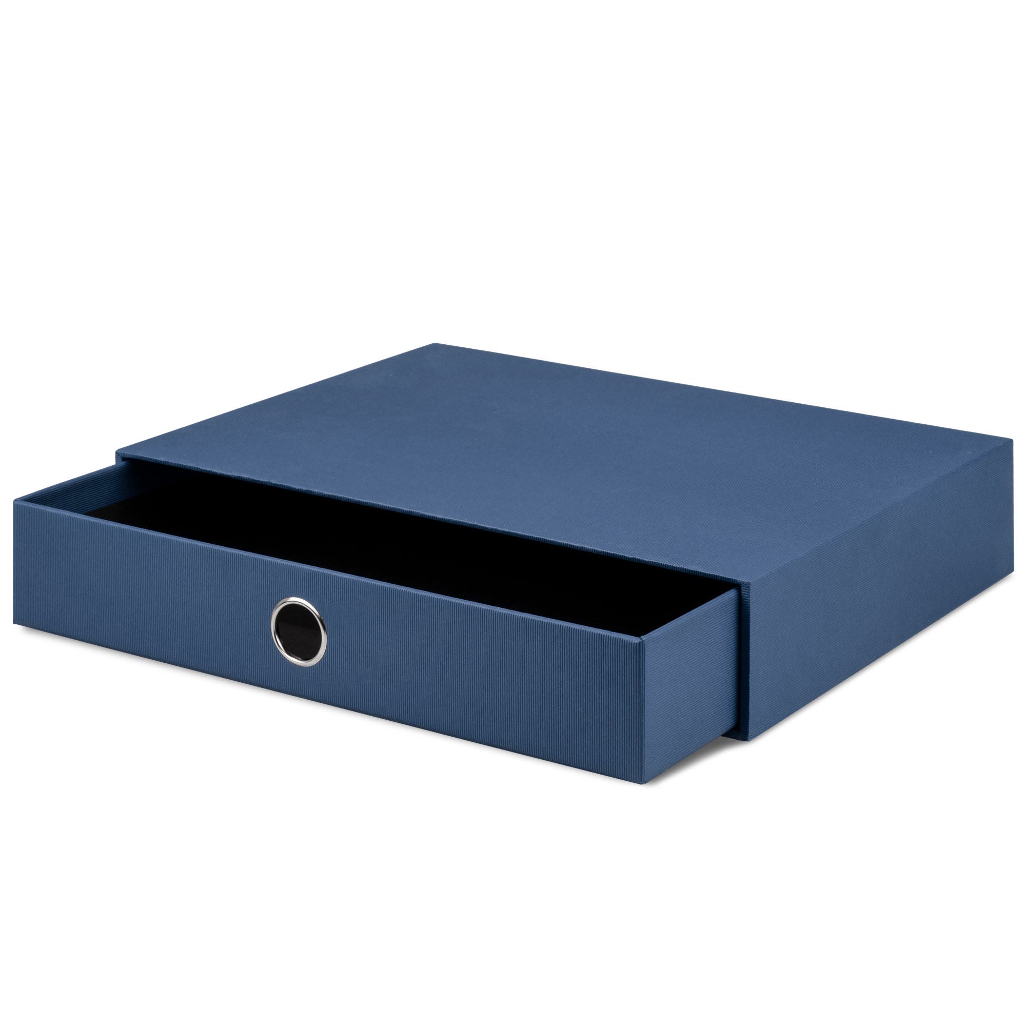r-ssler-s-o-h-o-schubladenbox-a4-querformat-1-fach-navy-blau image 2