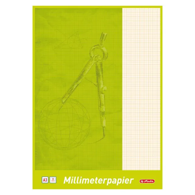 herlitz-millimeterblock-a3-20-blatt-5-bl-cke image 1