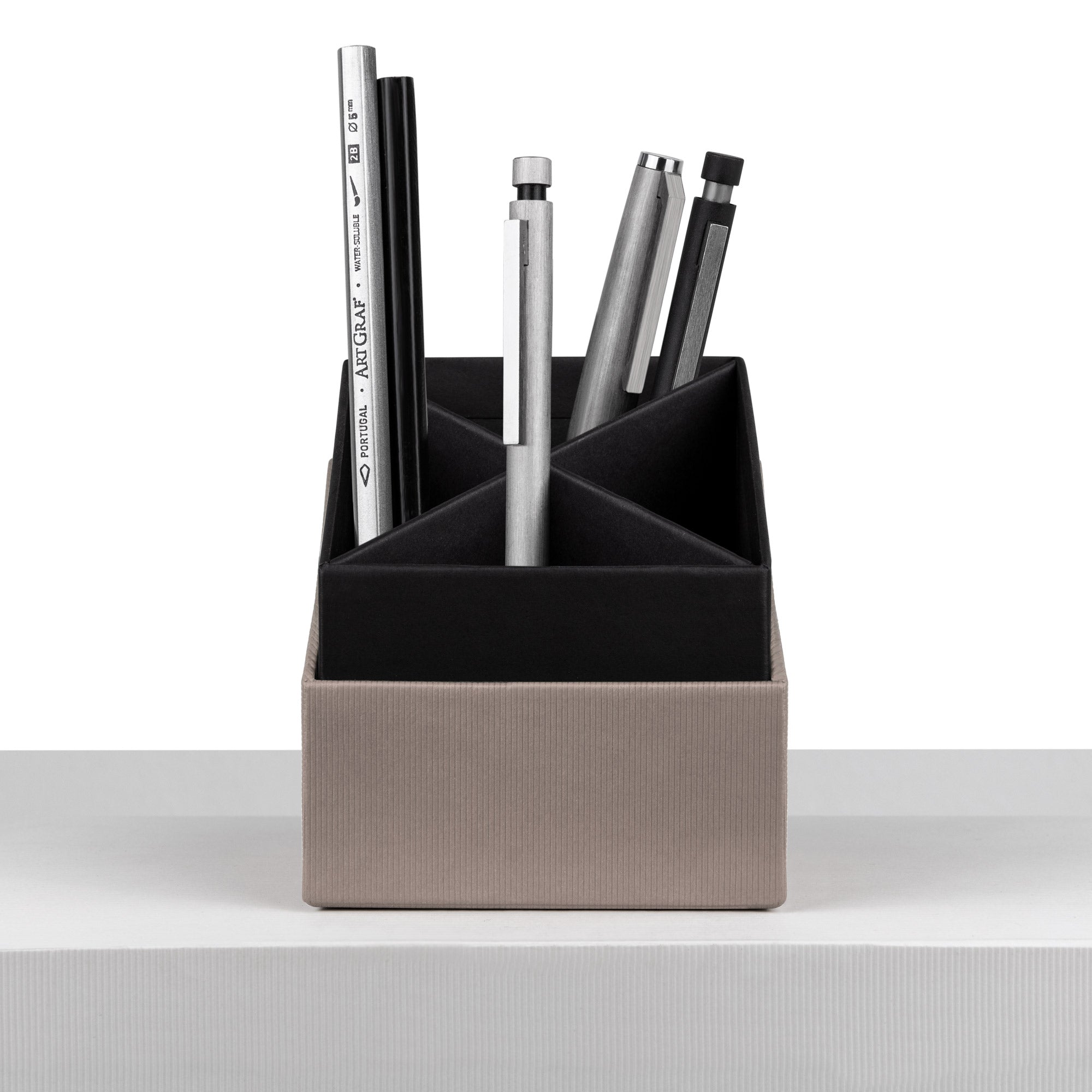 r-ssler-s-o-h-o-stiftek-cher-8-6x10x8-6-cm-4-f-cher-taupe image 4