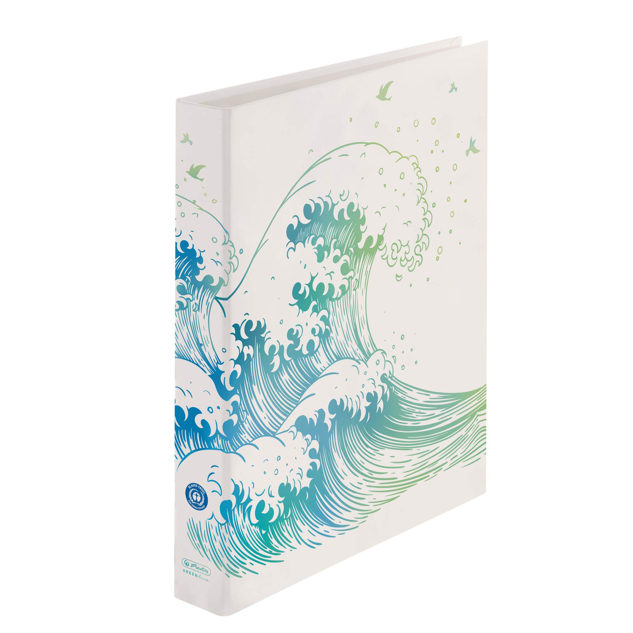 herlitz-50033416-ringbuch-max-file-a4-2-ring-greenline-welle-25-mm image 1