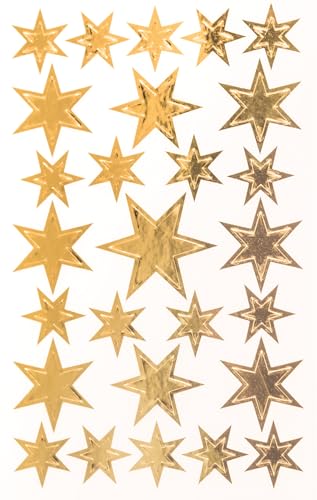 avery-zweckform-52252-aufkleber-weihnachten-sterne-gold-54-st-ck image 7