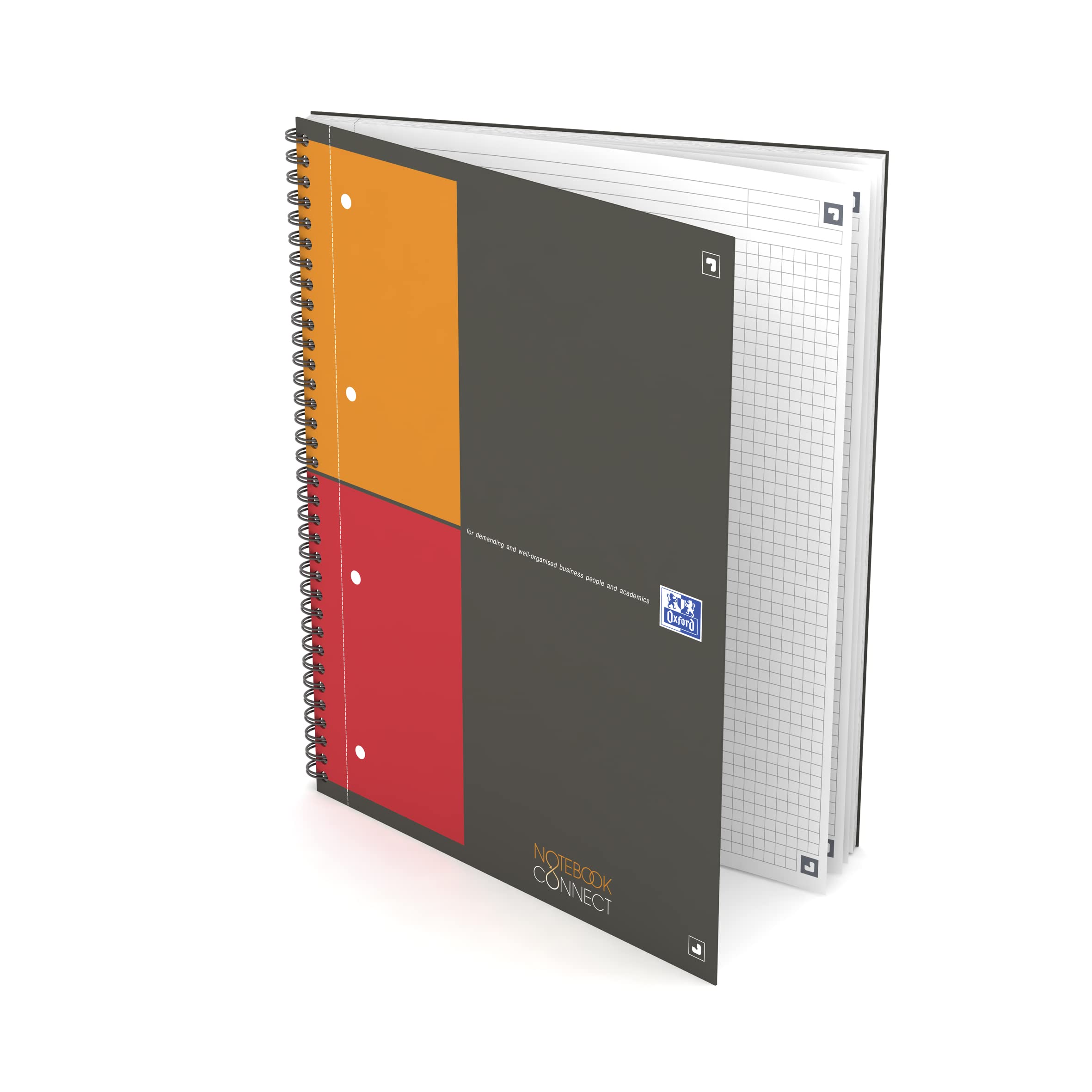 oxford-international-notebook-connect-a4-kariert-160-seiten-spiralbindung image 2