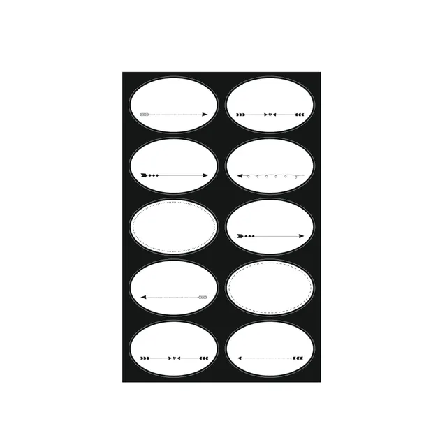 herlitz-sticker-just-black-selbstklebend-beschreibbar-10-x-3-bogen image 1
