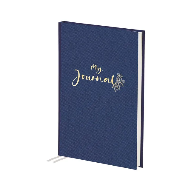 r-ssler-bullet-journal-a5-dot-grid-dunkelblau-192-seiten image 1