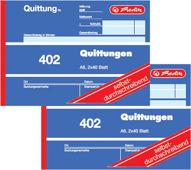 herlitz-quittungsblock-402-a6-quer-2x40-blatt-selbstdurchschreibend-2-st-ck image 1