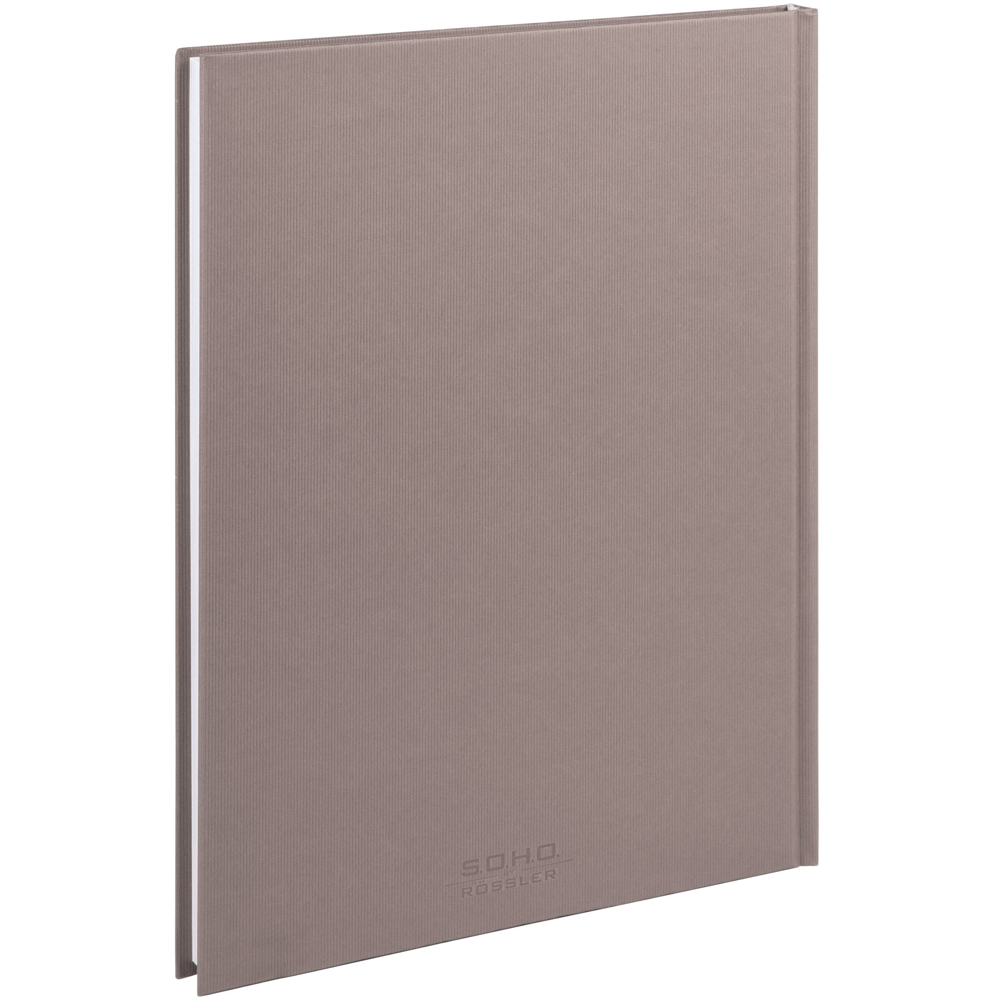 r-ssler-s-o-h-o-notizbuch-a4-hardcover-blanko-taupe image 4