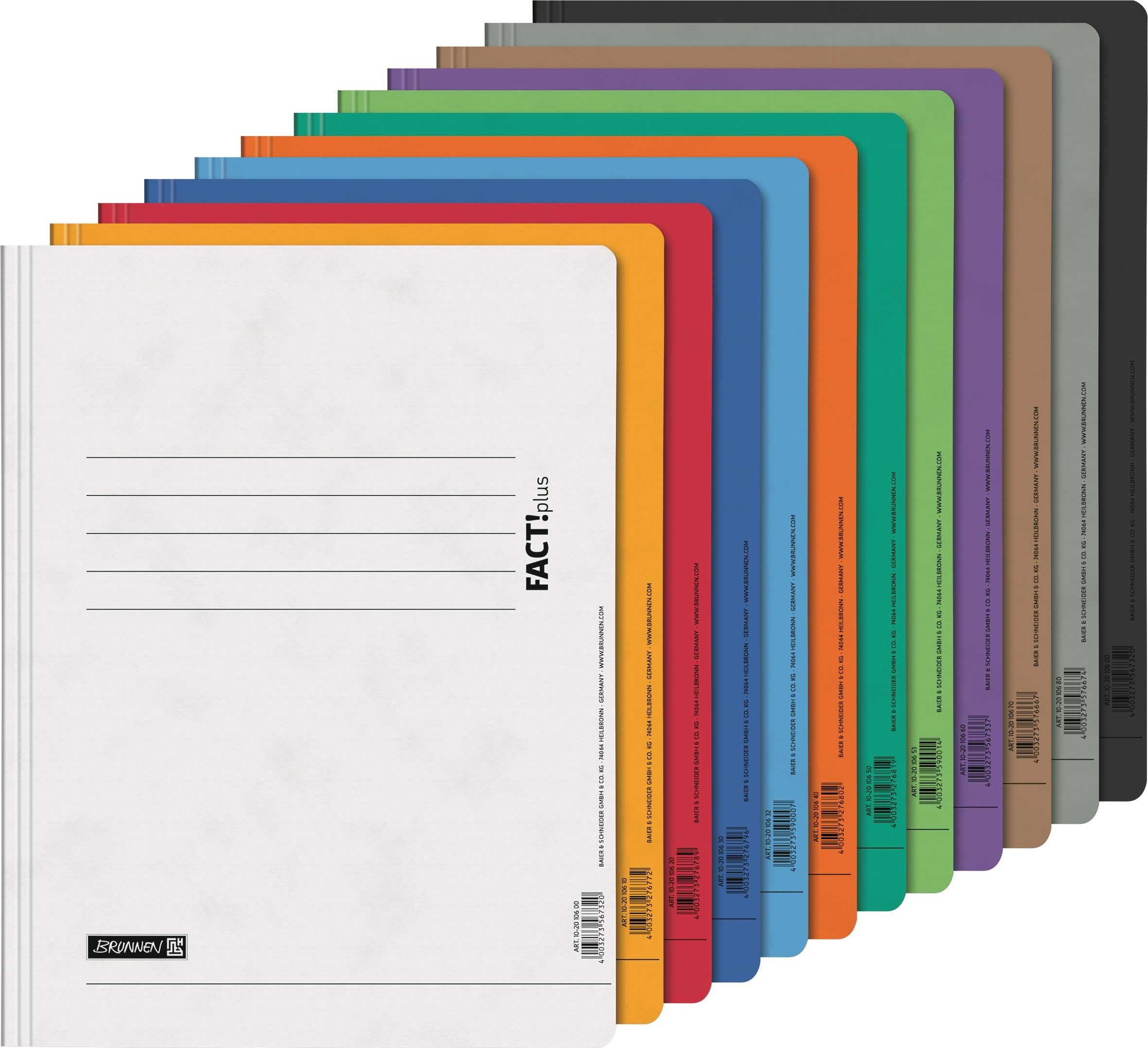 brunnen-schnellhefter-a4-fact-plus-12er-set image 1