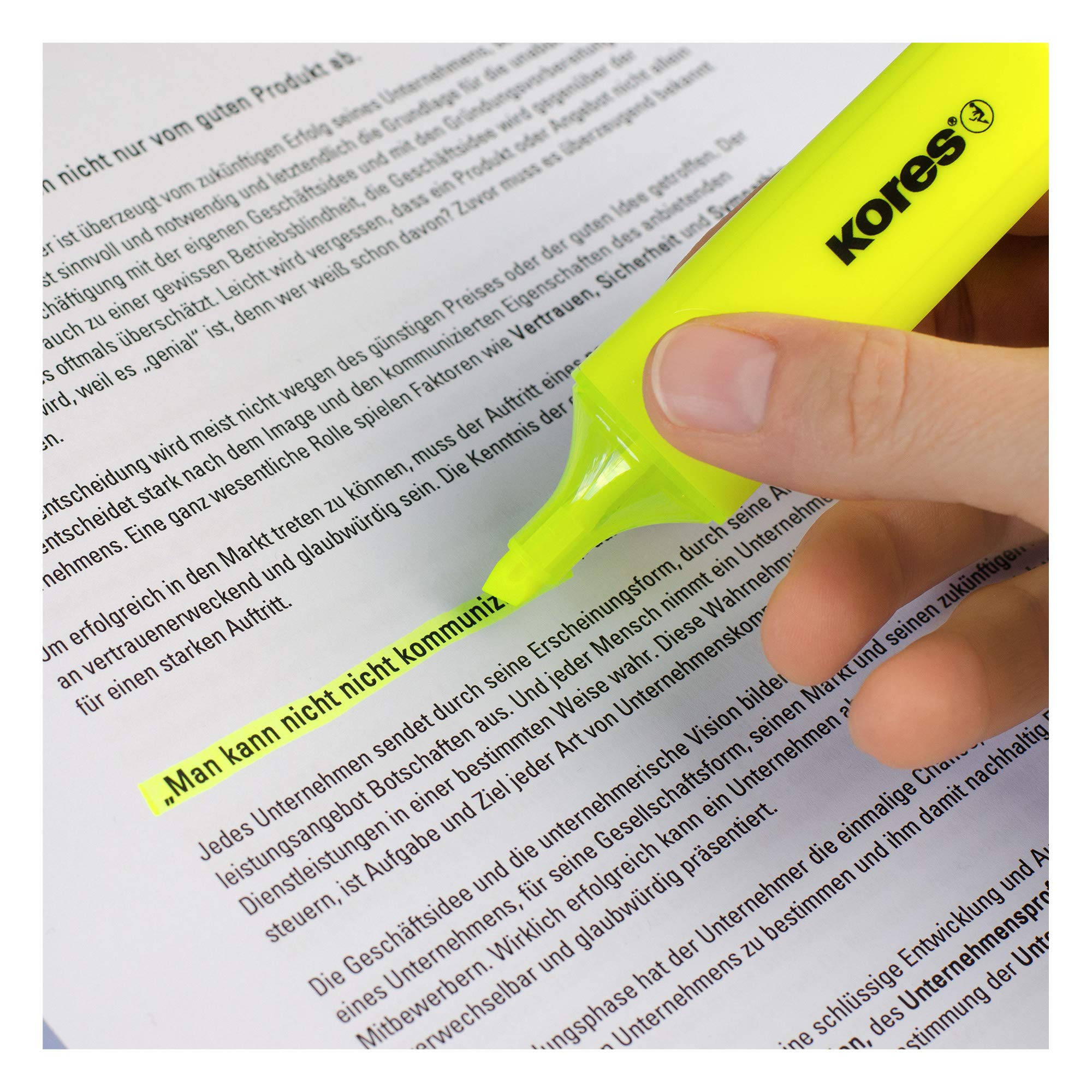 kores-bright-liner-plus-textmarker-keilspitze-4-sortierte-farben image 5
