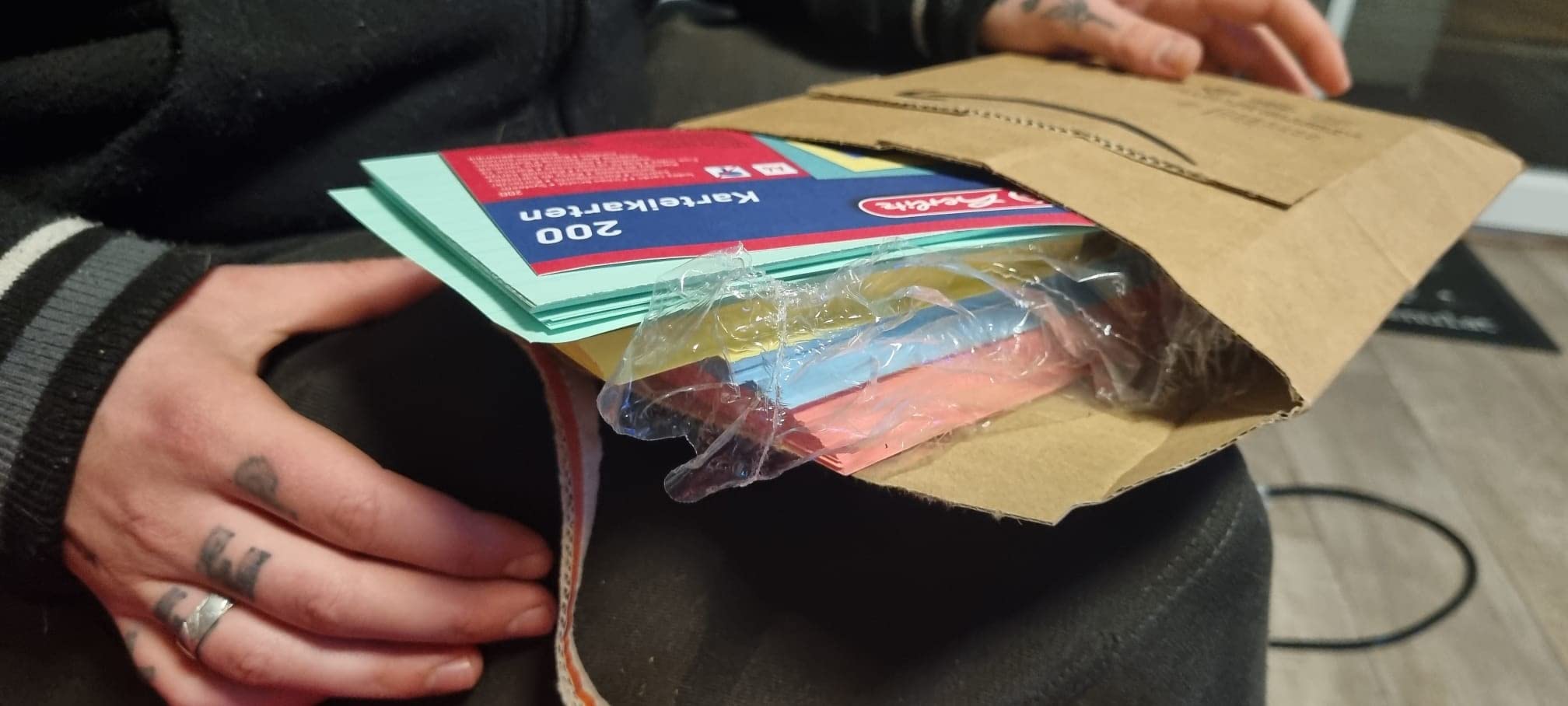 Papier zu dünn für mich
