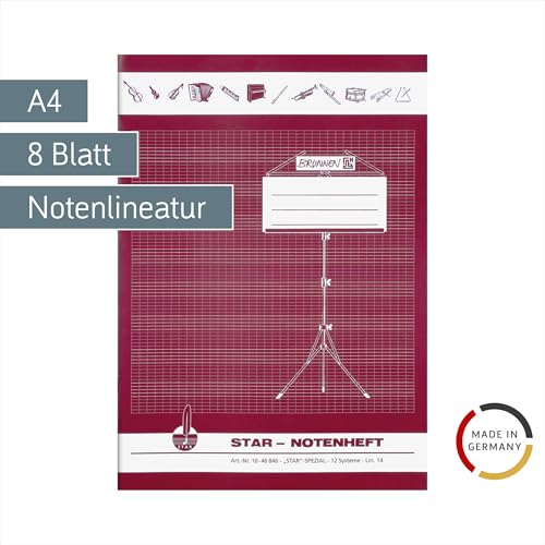 brunnen-1046846-notenheft-a4-8-blatt-12-systeme-mit-hilfslinien image 5