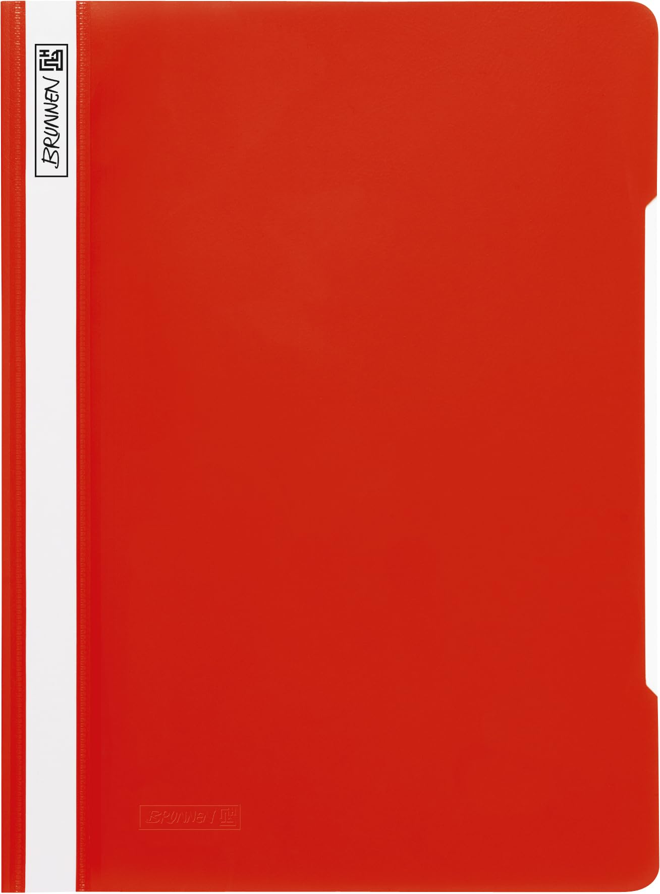 brunnen-102011020-schnellhefter-a4-pvc-mit-glasklarem-deckblatt-rot image 1