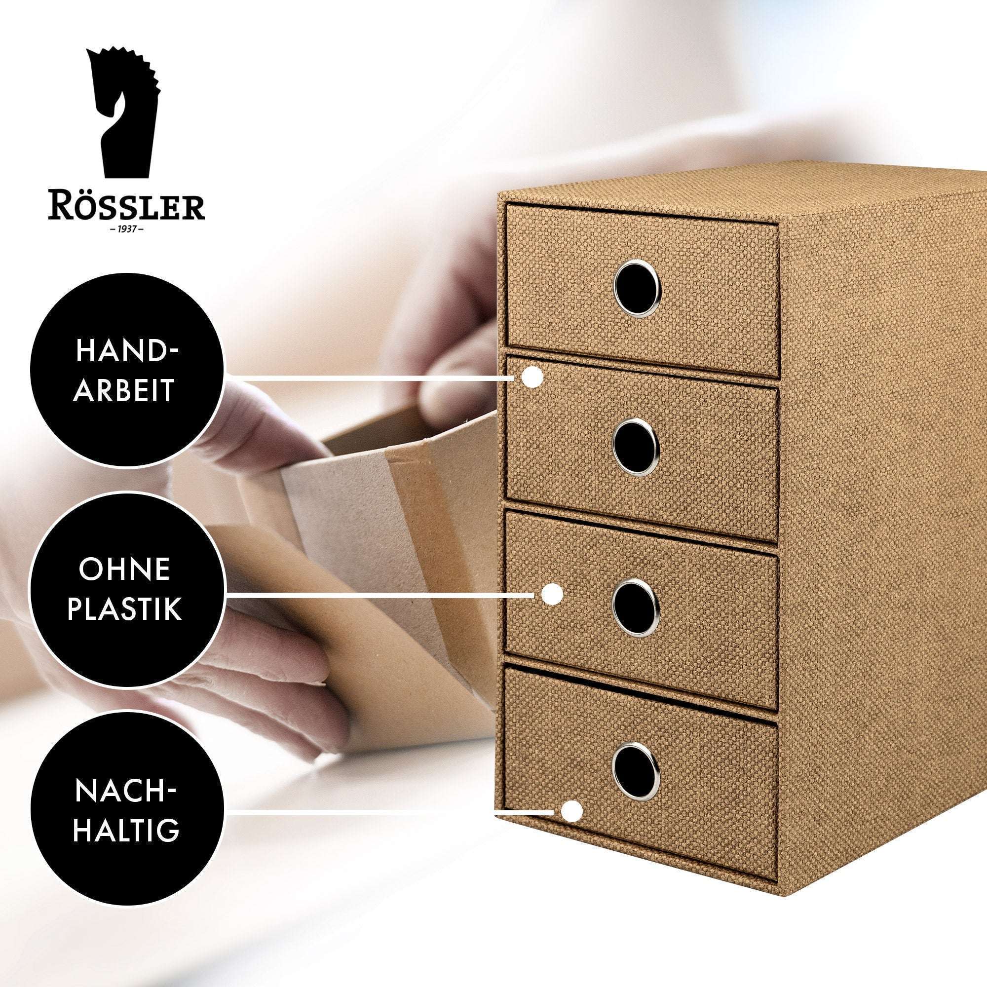 r-ssler-s-o-h-o-schubladenbox-a5-4-f-cher-haselnuss-braun image 5
