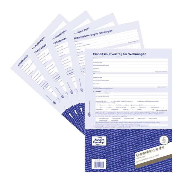 avery-zweckform-2849-5-mietvertrag-wohnungen-a4-5-st-ck-blau image 1