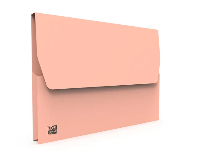 oxford-fast-dokumententasche-din-a4-kunststoff-pastell-rosa image 1