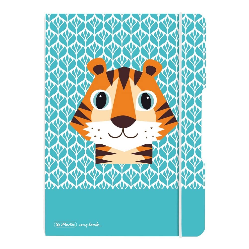 herlitz-my-book-notizheft-flex-a5-punktiert-40-blatt-motiv-cute-animals-tiger image 1
