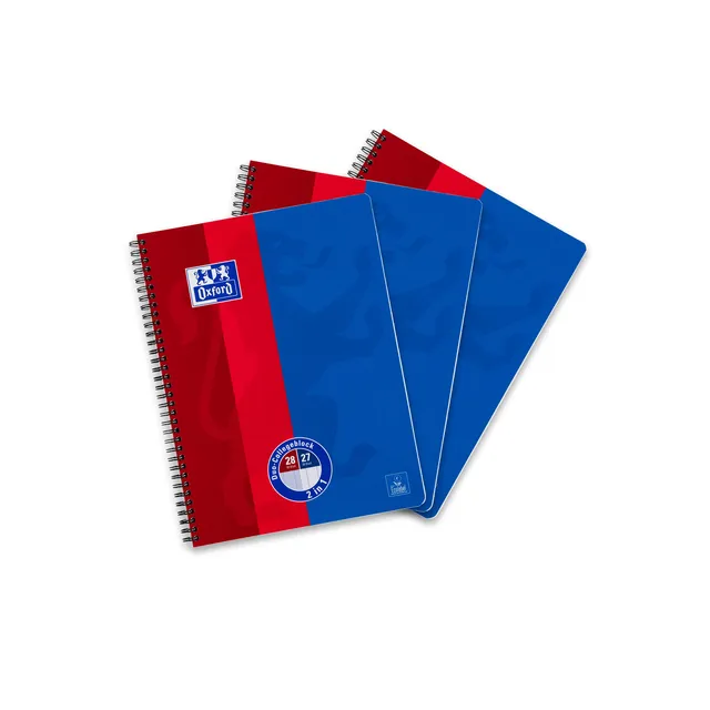 oxford-collegeblock-duo-a4-kariert-liniert-80-blatt-rot-blau-3-st-ck image 1