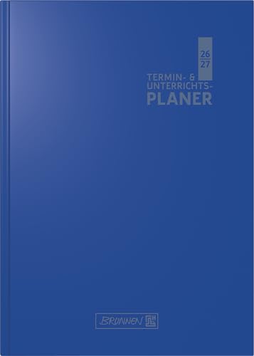 brunnen-termin-unterrichtsplaner-2026-2027-a5-kunststoff-blau-2-seiten-1-woche image 4