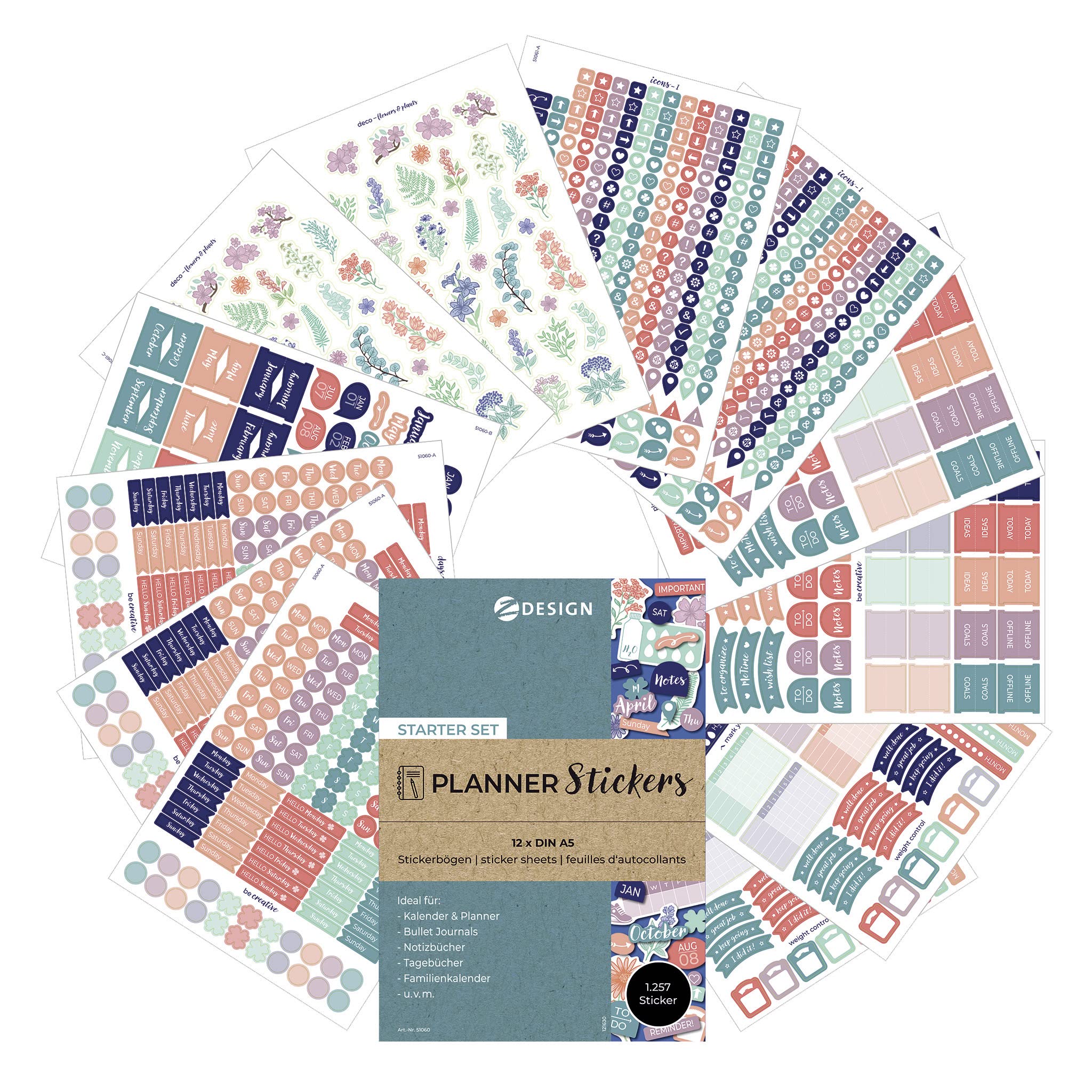 avery-zweckform-planner-sticker-starter-set-51060-1-257-aufkleber-f-r-kalender-u image 1