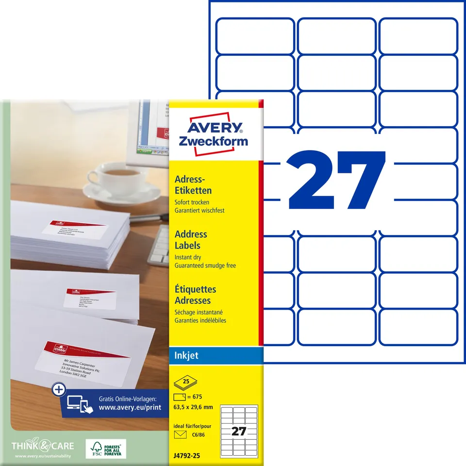 avery-zweckform-j4792-25-adressetiketten-63-5x29-6mm-a4-wei-25-blatt image 1