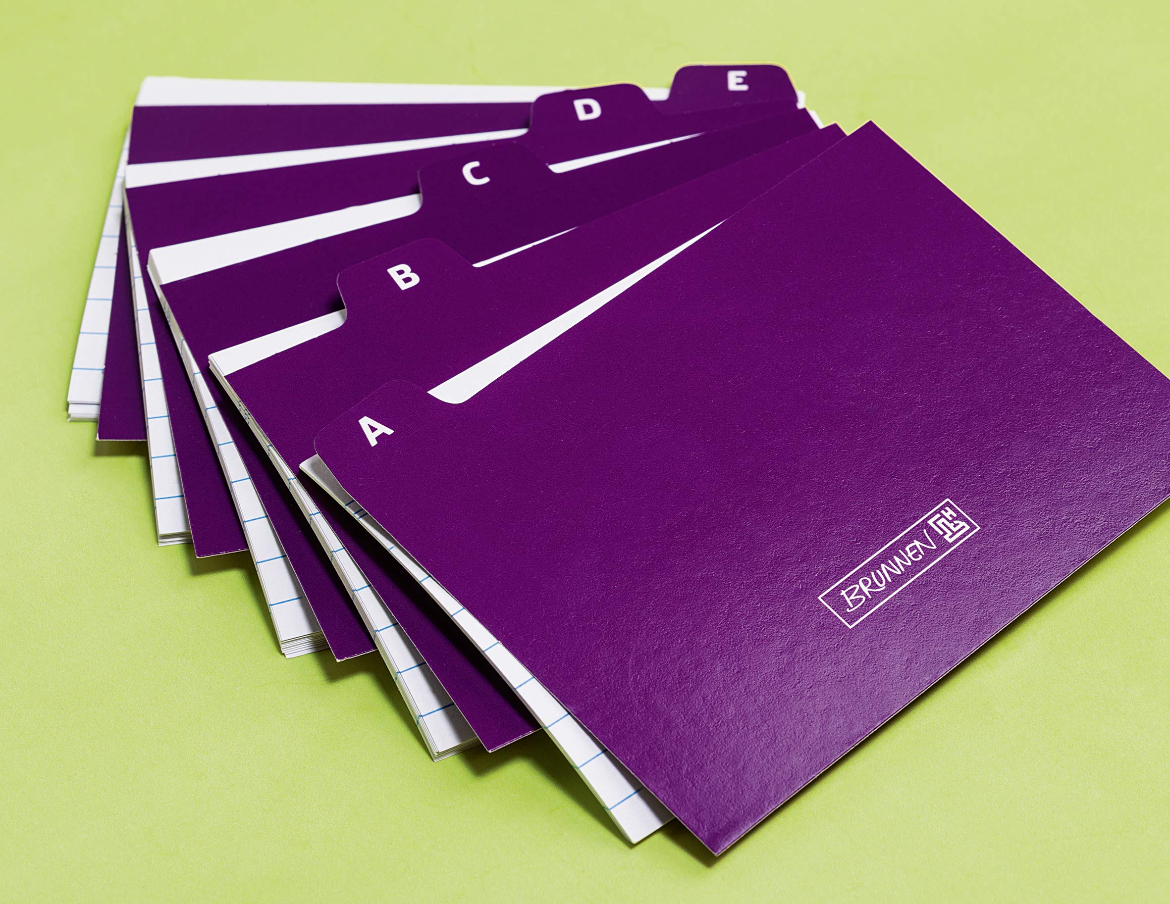 brunnen-102058060-karteikasten-colour-code-purple-8-5-x-7-5-x-4-8-cm image 2