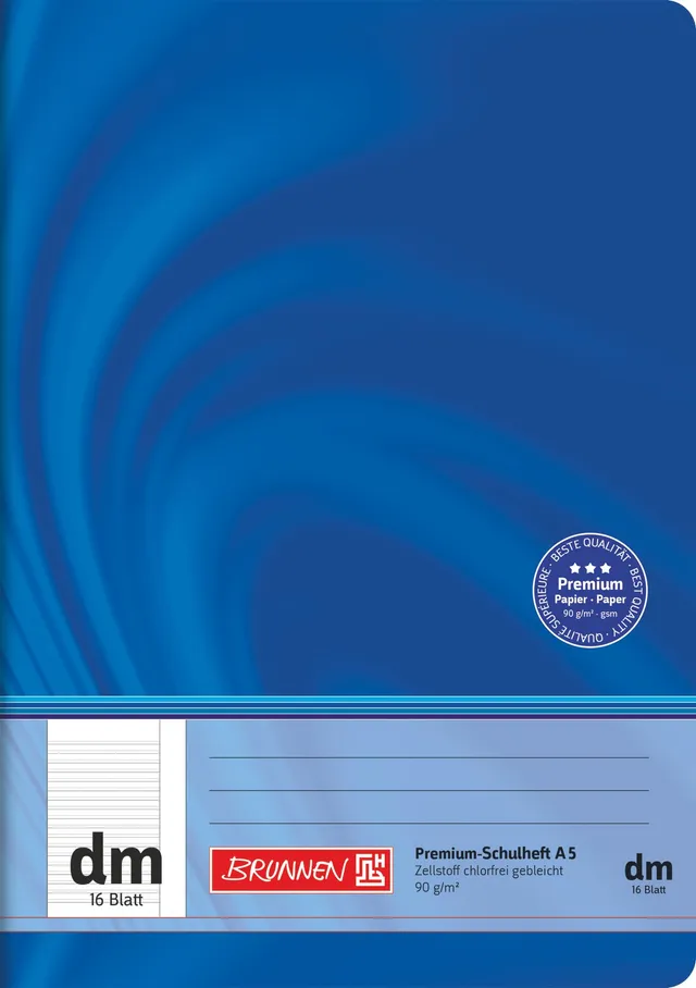 brunnen-104571302-premium-schulheft-din-a5-16-blatt-lineatur-dm image 1