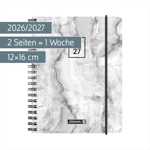 brunnen-sch-lerkalender-2026-2027-grey-marble-a6-kunststoff-2-seiten-1-woche image 8