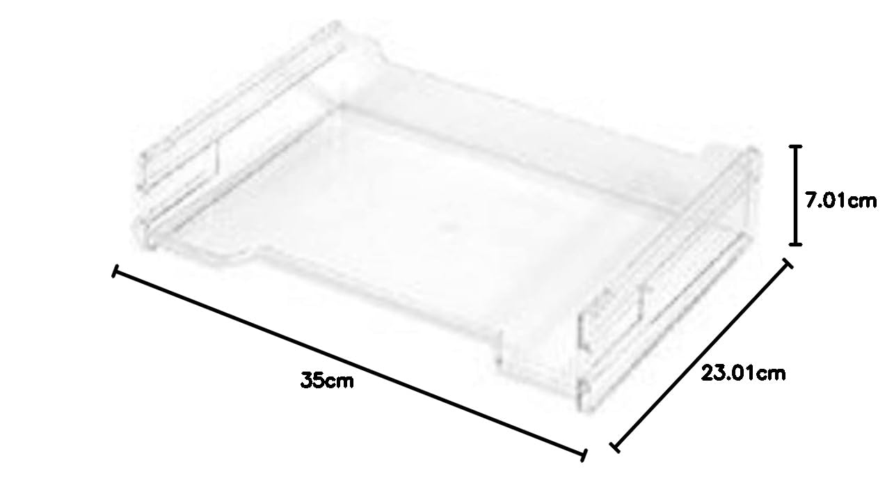 herlitz-1610393-ablagekorb-a4-quer-transparent-stapelbar-3er-set image 2