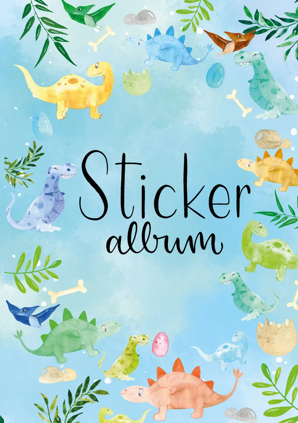 avery-zweckform-57793-stickeralbum-dino-a5-16-seiten image 1