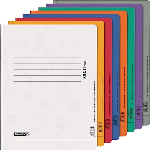 brunnen-fact-plus-schnellhefter-a4-8er-set-8-farben-pressspankarton image 3