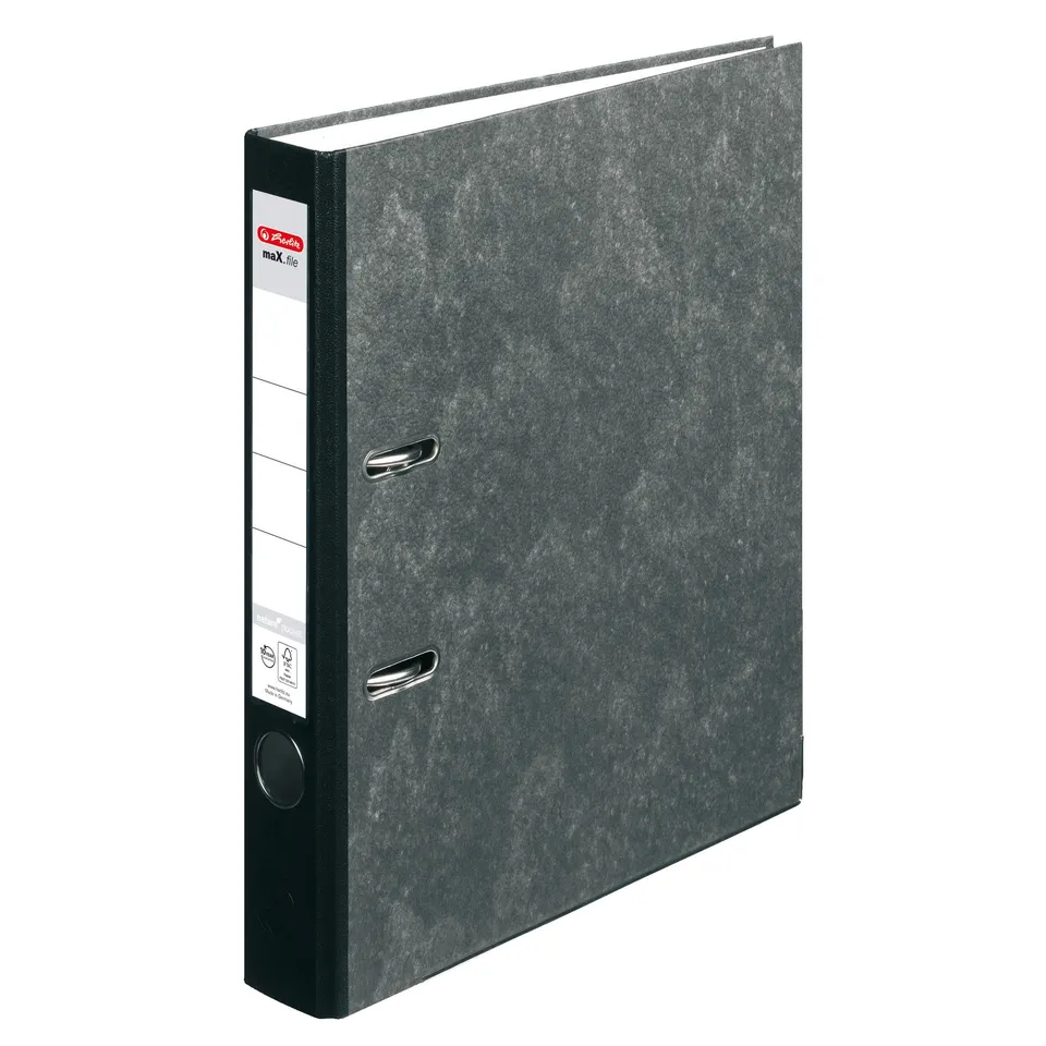 herlitz-10900264-ordner-max-file-nature-pocket-a4-5-cm-wolkenmarmor image 1