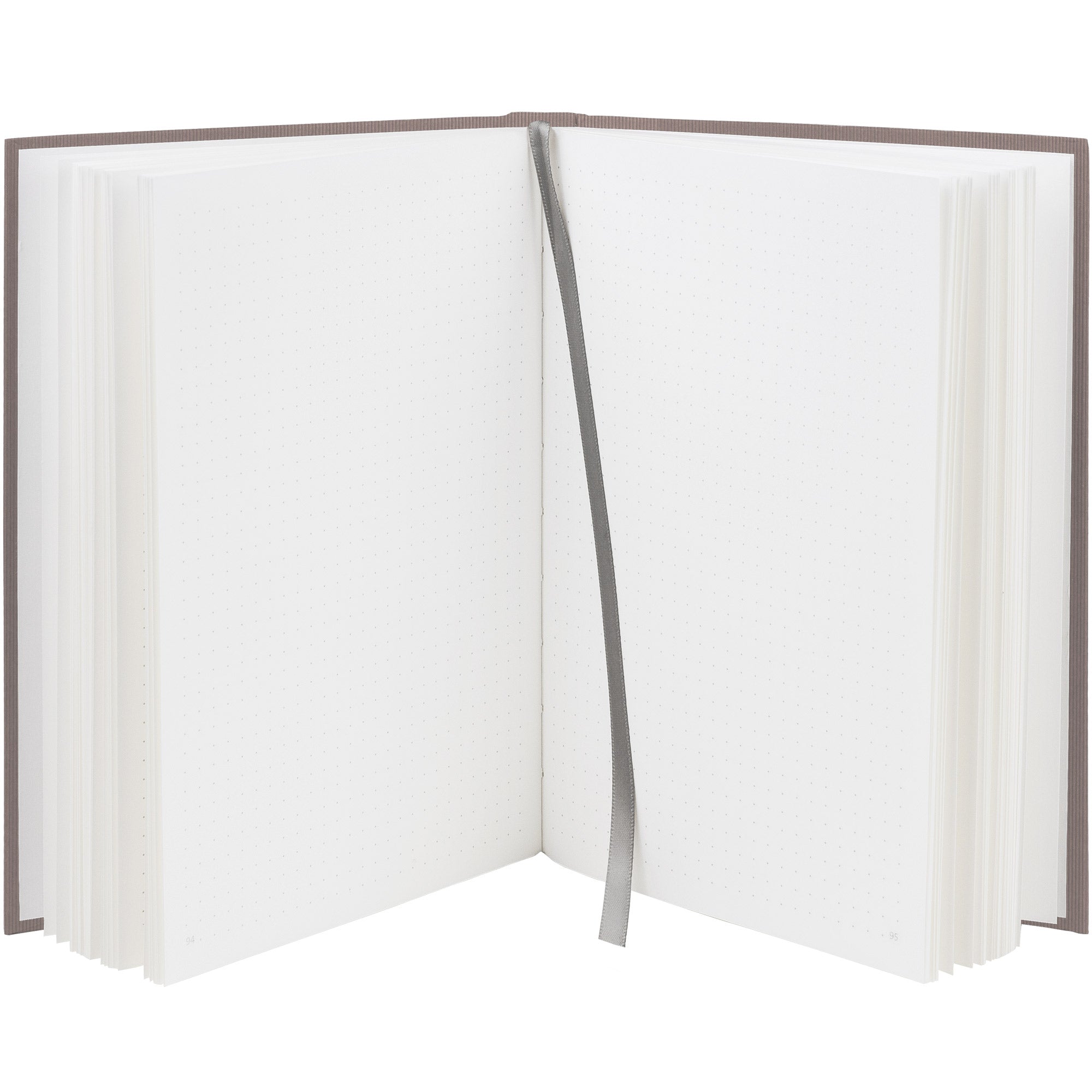 r-ssler-s-o-h-o-notizbuch-a5-hardcover-punktkariert-taupe-mit-leseb-ndchen image 2