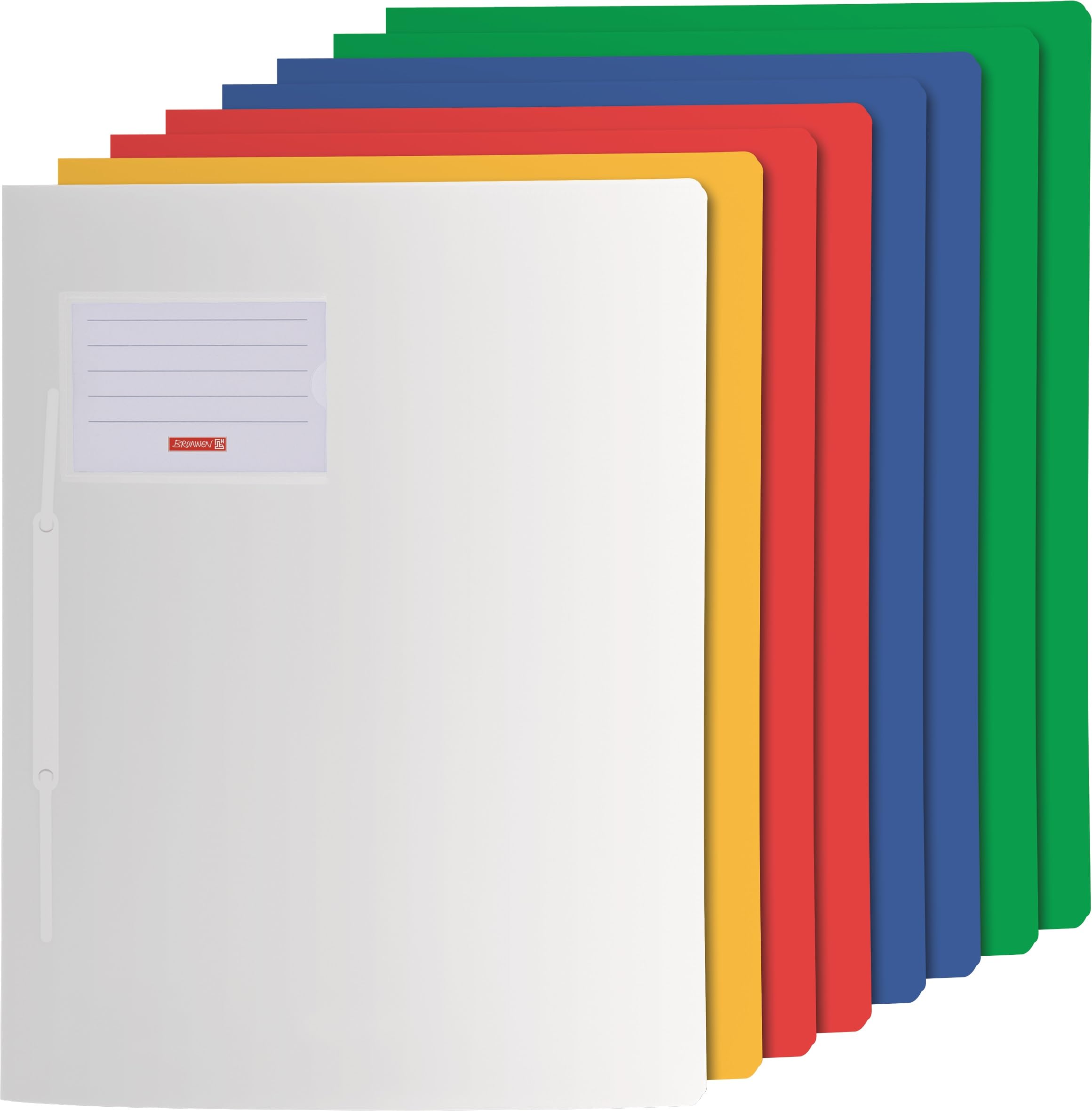 brunnen-fact-pp-schnellhefter-a4-8er-pack-farbig-sortiert-aus-polypropylen image 1