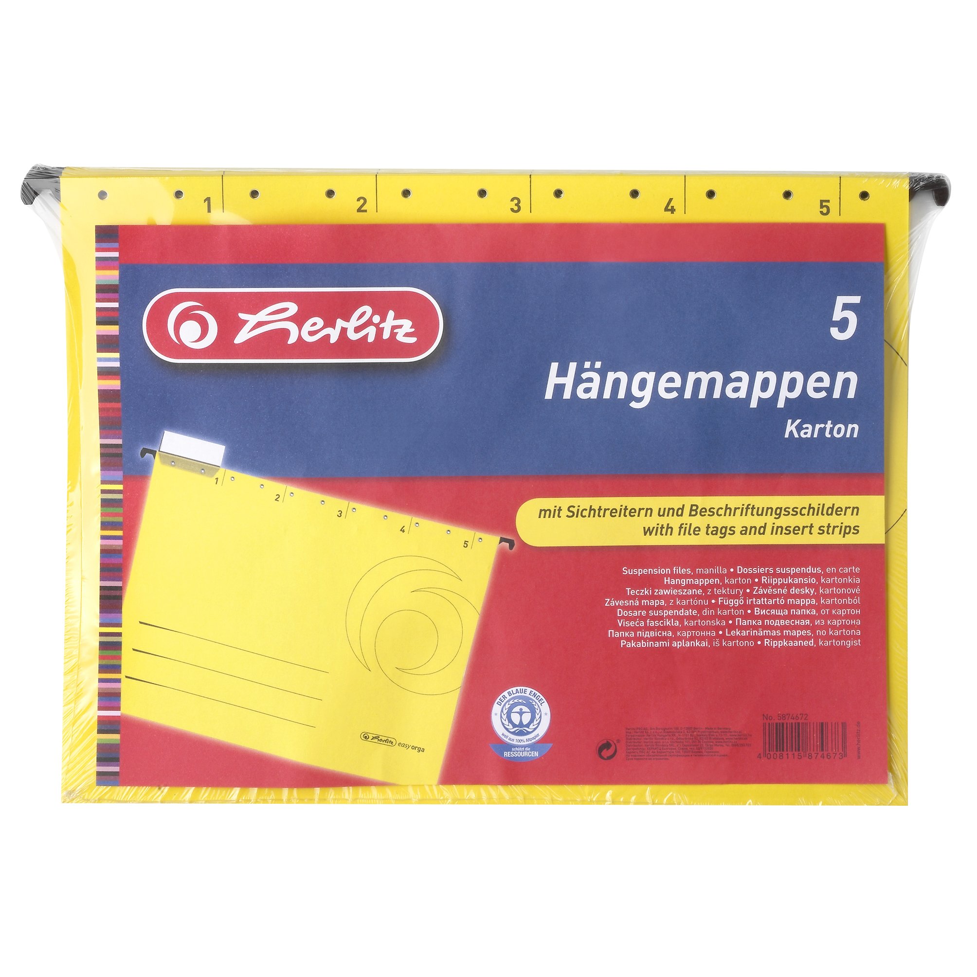 herlitz-5874672-h-ngemappe-gelb-5er-pack-manila-recycling-karton image 2
