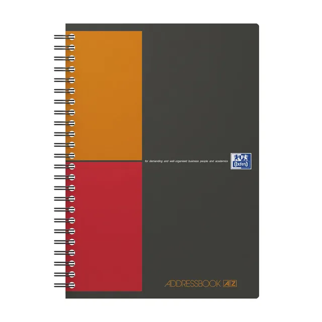oxford-international-adressbuch-a5-144-seiten-doppelspirale image 1