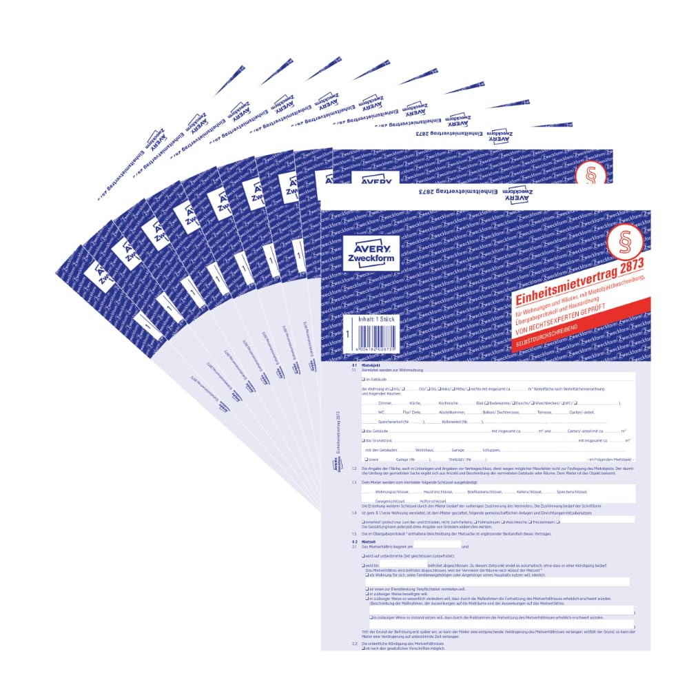 avery-zweckform-2873-10-mietvertrag-f-r-wohnungen-und-h-user-a4-selbstdurchschre image 1