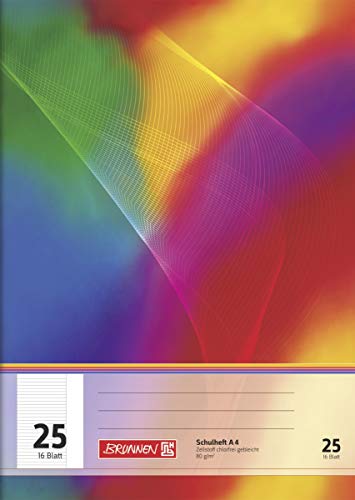 brunnen-schulheft-a4-16-blatt-liniert-lineatur-25-mit-rand-10-st-ck image 8