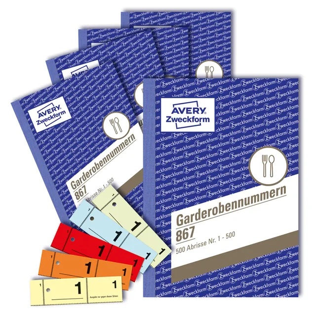 avery-zweckform-867-5-garderobennummernblock-a6-1-500-5-farben-5er-pack image 1