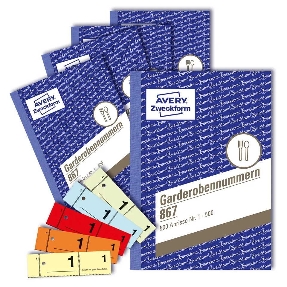 avery-zweckform-867-5-garderobennummernblock-a6-1-500-5-farben-5er-pack image 1