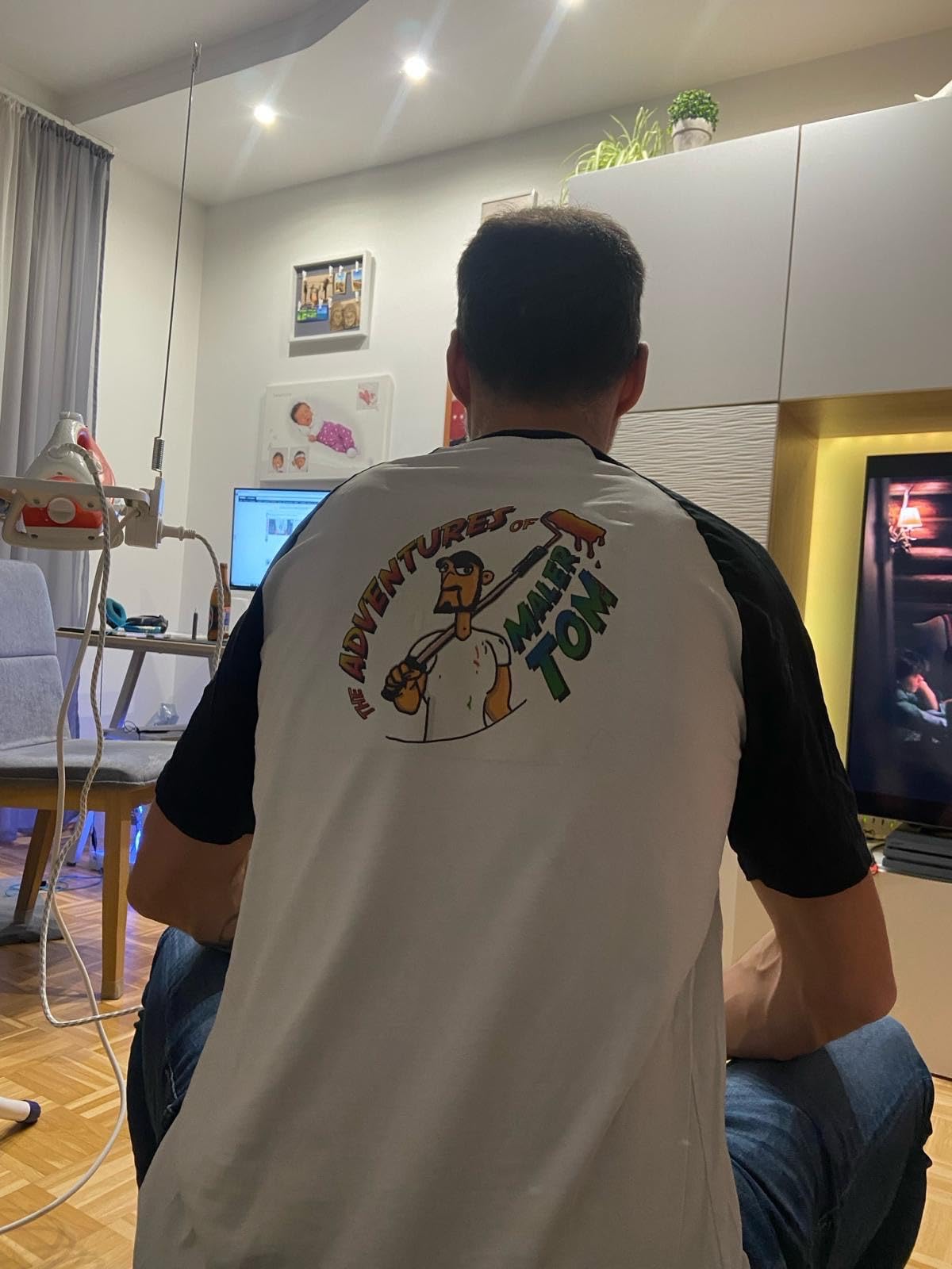 Enkel-Shirts gelungen