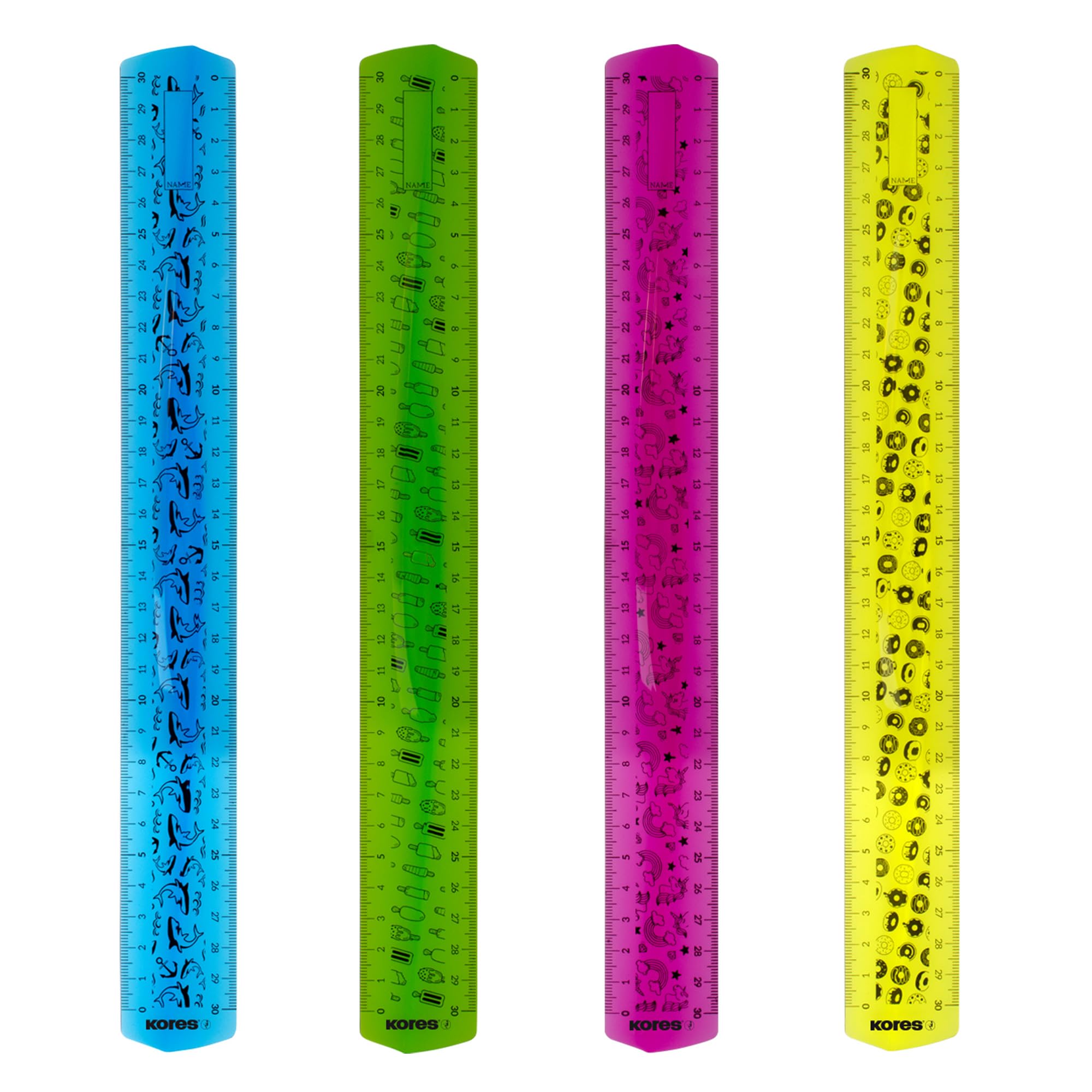 kores-elastik-flexibles-lineal-30-cm-mit-tuschekante image 2