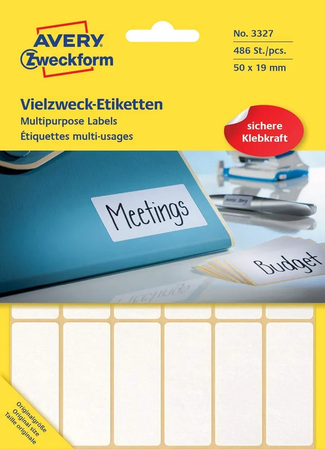 avery-zweckform-3327-haushaltsetiketten-50-x-19-mm-wei-486-aufkleber-auf-27-boge image 1