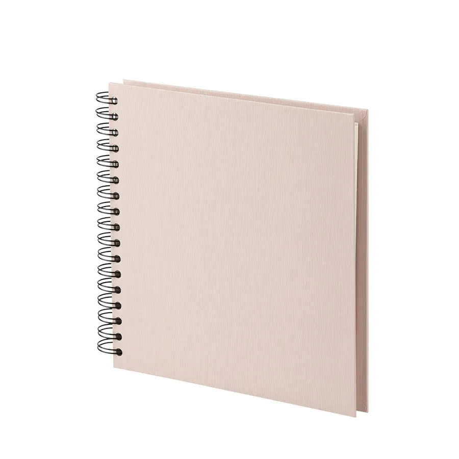 r-ssler-s-o-h-o-spiral-fotoalbum-blanko-25x23cm-60-seiten-powder-rosa image 1