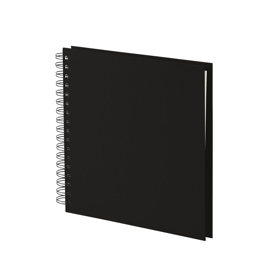 r-ssler-s-o-h-o-spiral-fotoalbum-blanko-25x23cm-60-seiten-schwarz image 1