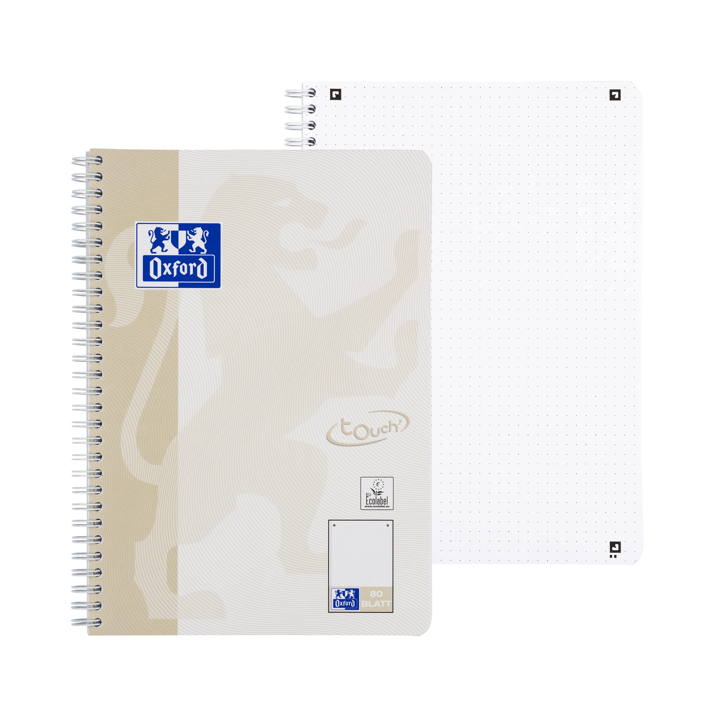oxford-touch-collegeblock-b5-punktkariert-lichtgrau-5-st-ck image 3