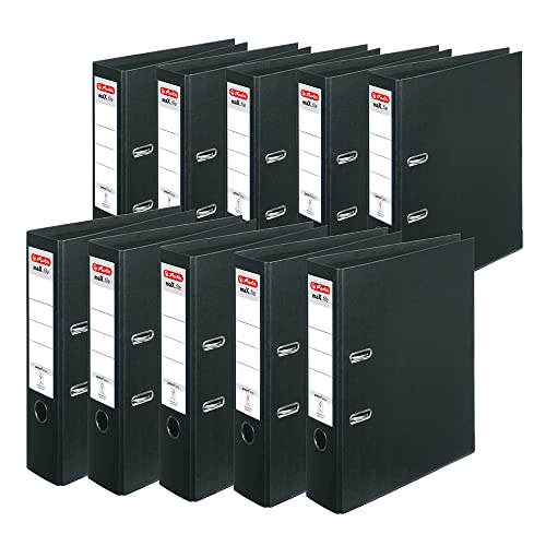 herlitz-ordner-a4-max-file-protect-8-cm-schwarz-10-st-ck image 5