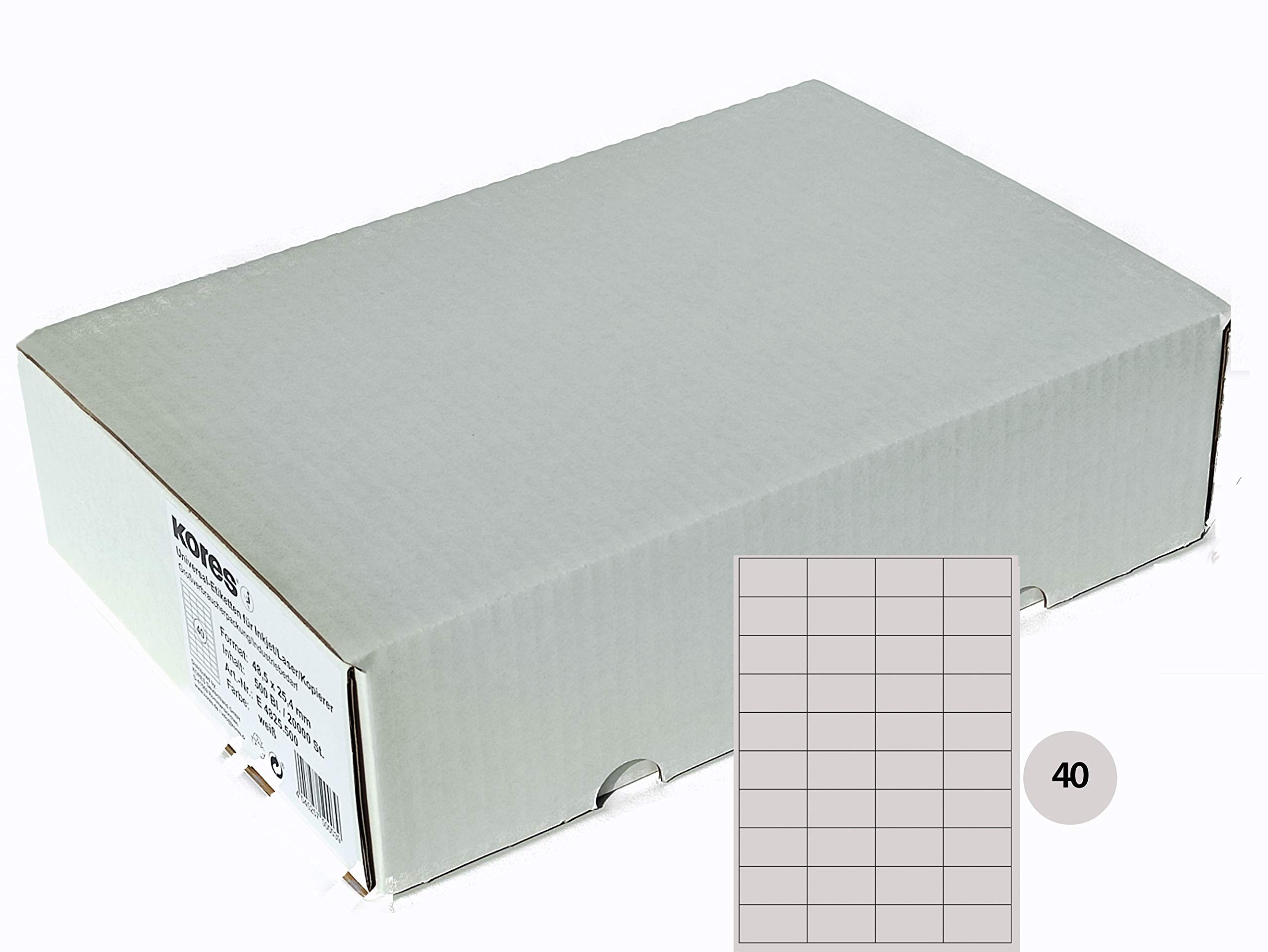 kores-universal-etiketten-52-5-x-29-7-mm-wei-500-blatt-gro-packung image 1