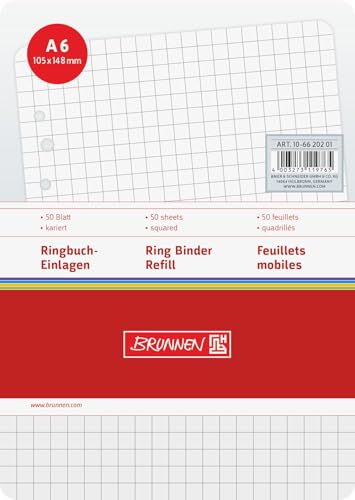 brunnen-106620201-ringbucheinlagen-a6-kariert-50-blatt-70g-m image 7