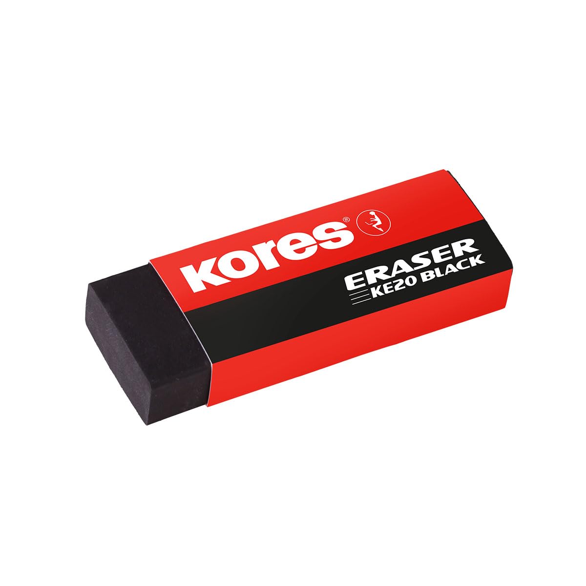 kores-ke-20-radiergummi-schwarz-60-x-21-x-10-mm-pvc-20-st-ck image 2